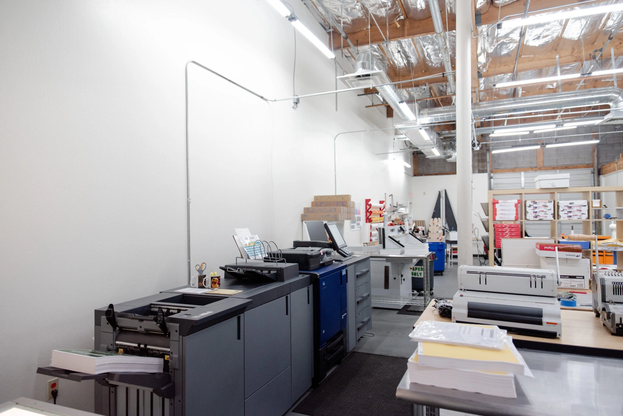 digital full color printing on paper