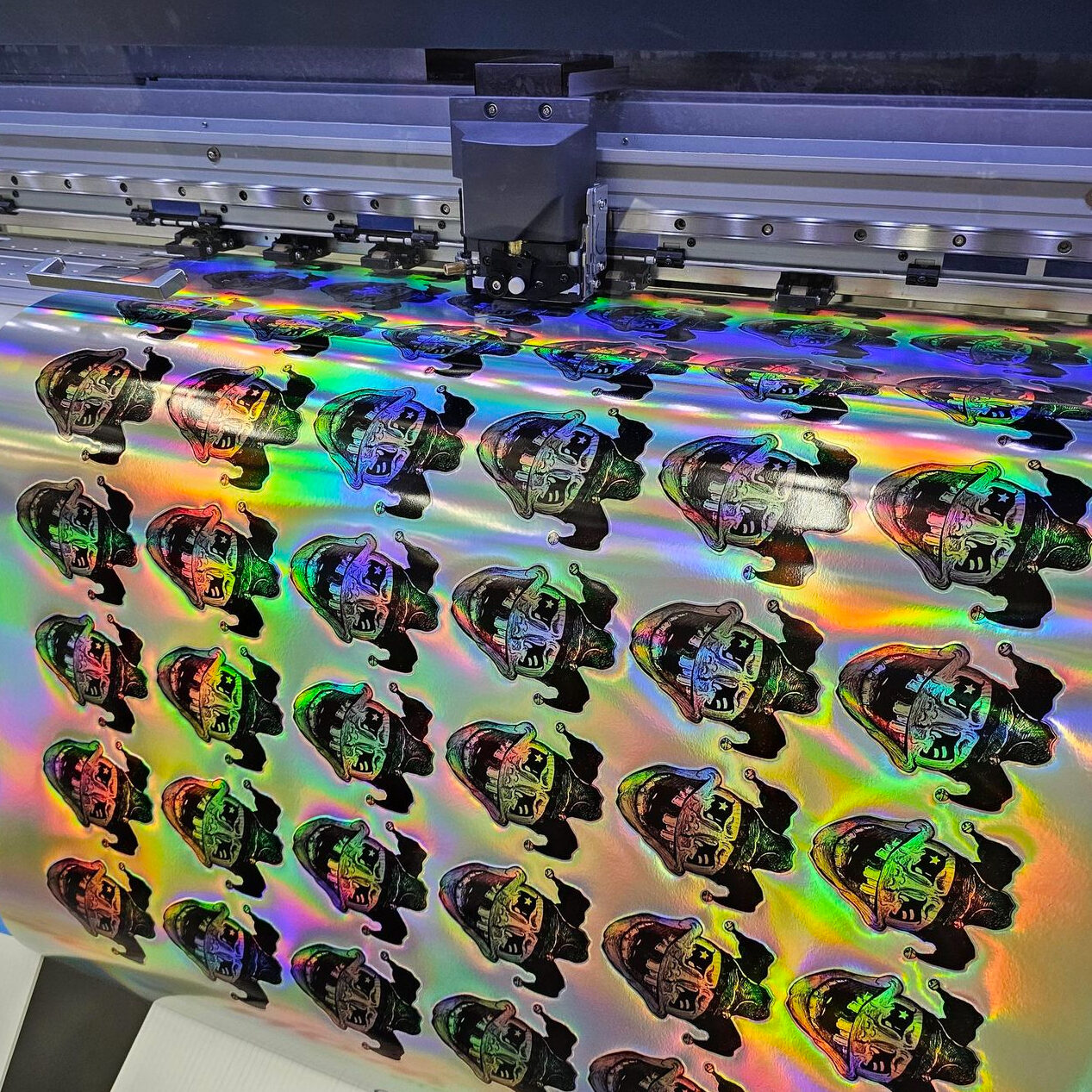 Custom holographic decal stickers for businesses in Mesa AZ